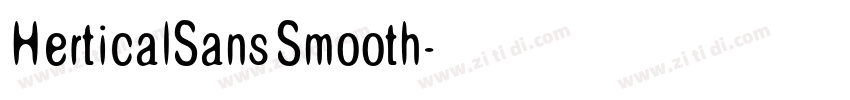 HerticalSans Smooth字体转换